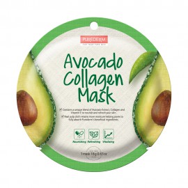 Avokádó hidratáló fátyolmaszk - PureDerm Avocado Collagen Mask