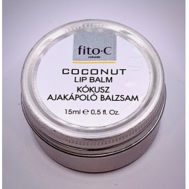 Kókusz ajakápoló balzsam tégelyben 15ml - Fito-C Coconut Lip Balm