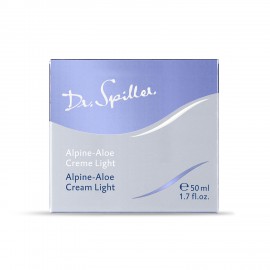 Irritációt csökkentő könnyű, arcápoló krém érzékeny, vízhiányos bőrre - Dr. Spiller Alpine-Aloe Cream Light