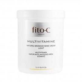 Multivitamin natúr masszázskrém LIGHT 1000ml - fito-C Multivitamin Natural Masssage Base Cream Light